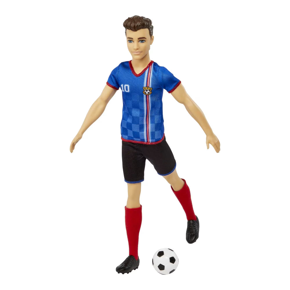 Mattel Ken Soccer Doll with Acessories
