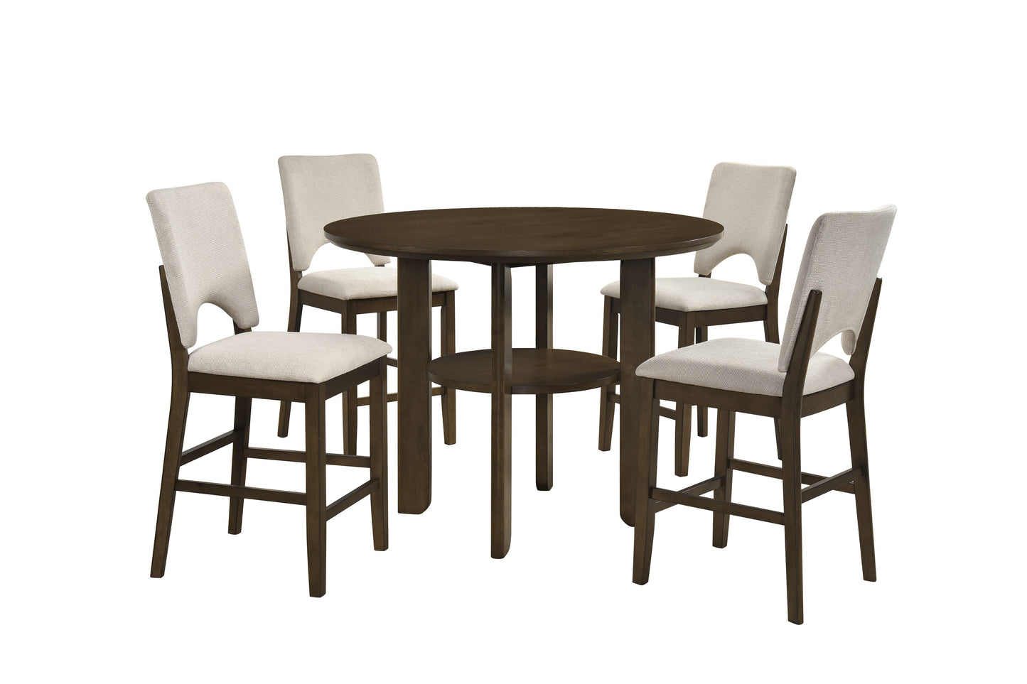 Windsor Round Counter Height 5PCS Dinning Set by Homelegance