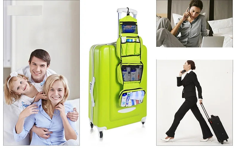 Large Waterproof Makeup Bag for Men and Women Travel Cosmetic Organizer Case Toiletry Pouch