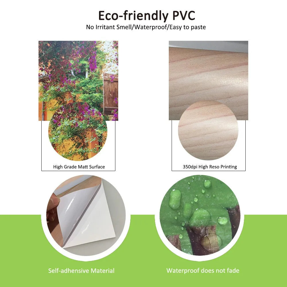 2pcs/Set Muslim Styles Door Art Mural Sticker Peel & Stick PVC Home Decor