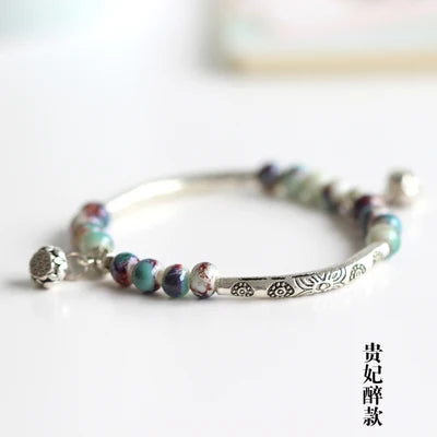 Women's Handmade Ceramic DIY Retro Bracelets Fashion Jewelry