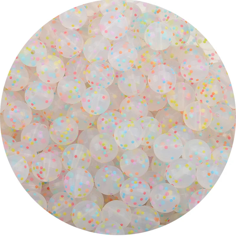 LOFCA 15mm Silicone Loose Beads 20pcs Safe Teether For Infants