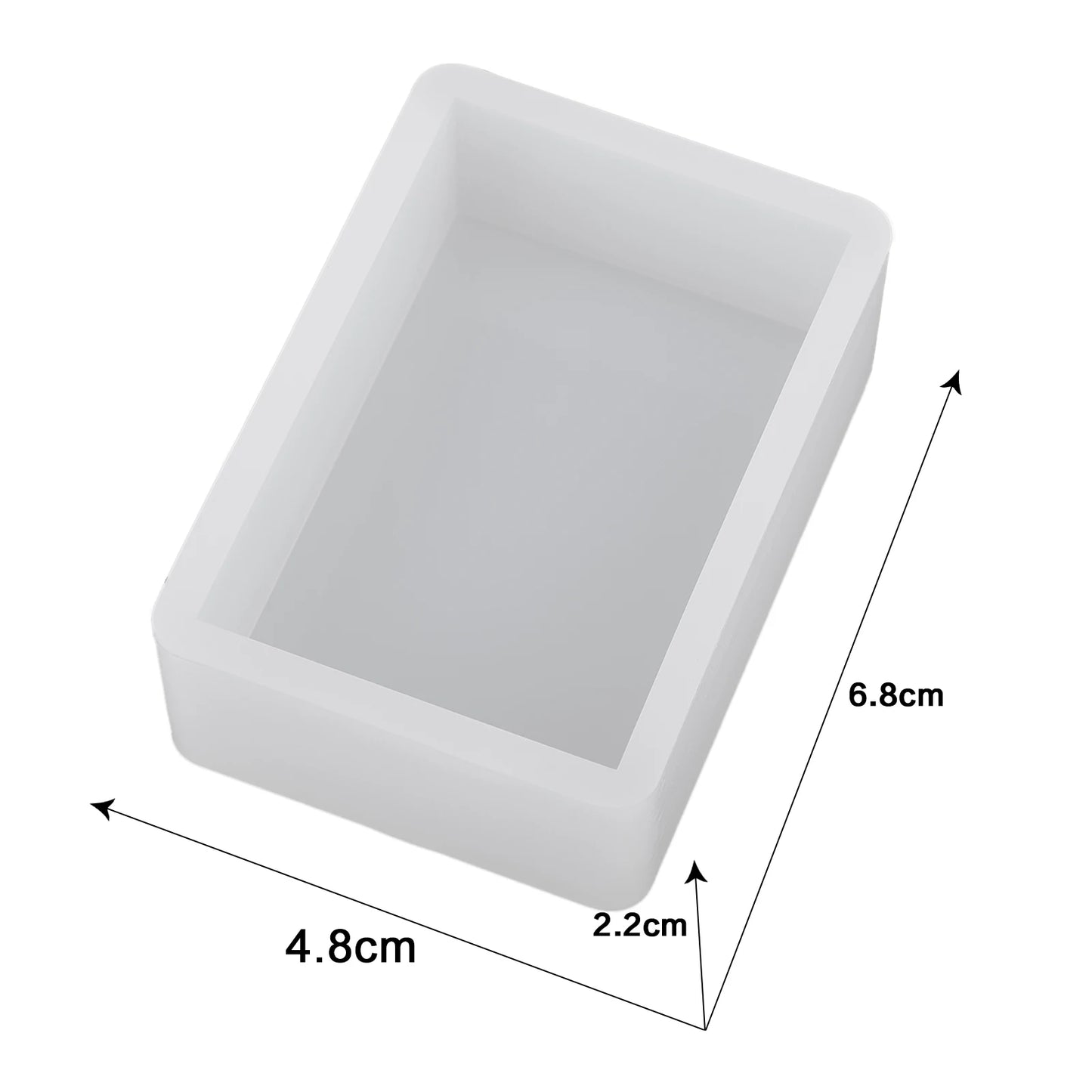 Cuboid Cube Resin Mold Silicone DIY Jewelry Tray Casting Accessories