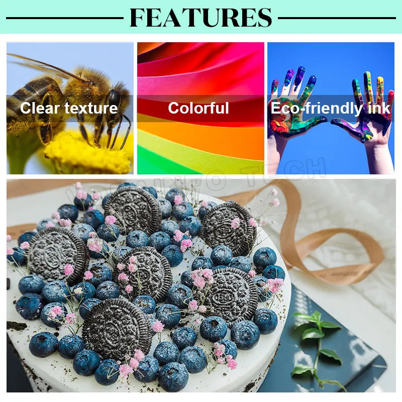 T544 Dye Ink Refill Kit 70ml for Epson EcoTank Printers L3150 L3110 L3100 L3210 L3250 L1110 5190