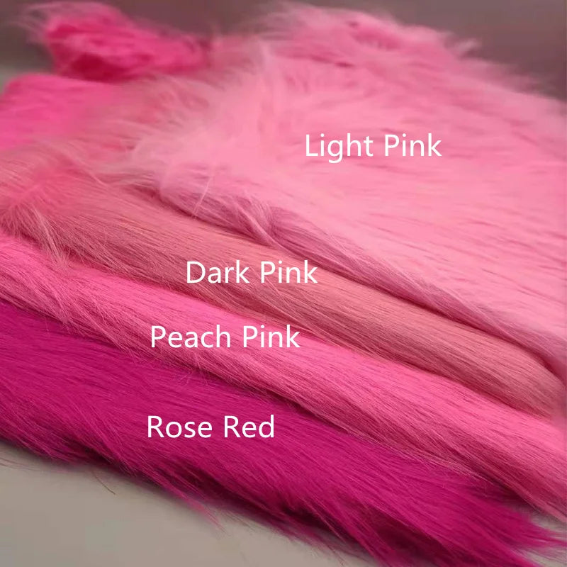 35 Colours 12cm Soft Imitation Plush Fur Fabric for DIY Photo Props Decorative Backgrounds Plush Mats and Animal Toys