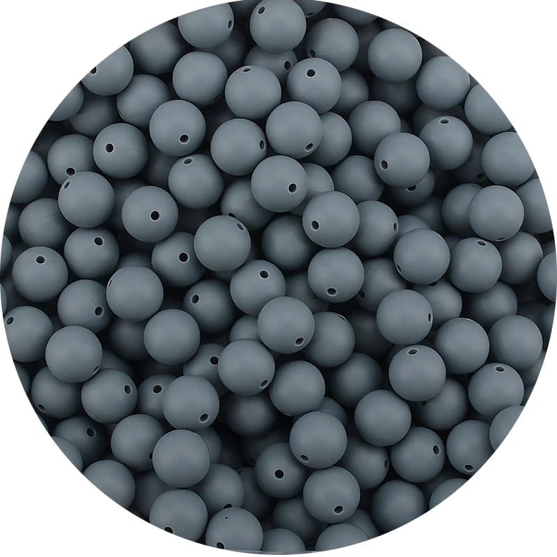 LOFCA 15mm Silicone Loose Beads 20pcs Safe Teether For Infants