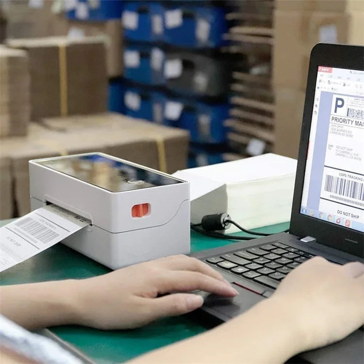 4x6 Inch Thermal Shipping Labels 500 Sheets Self-Adhesive Oil-Proof All-Purpose Sticker Paper for Efficient Labeling and Shipping