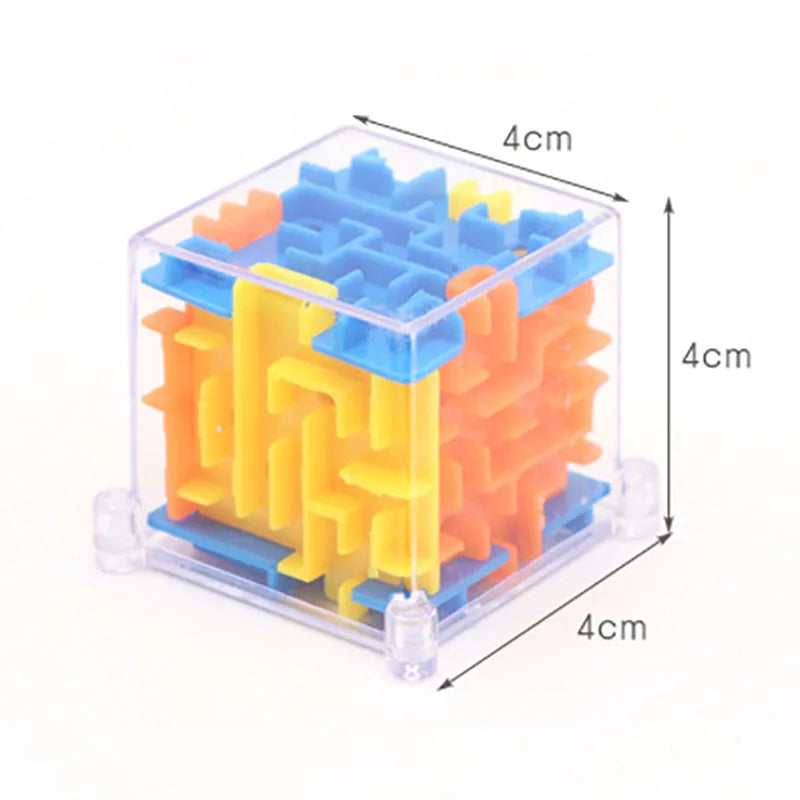 Mini 3D Maze Magic Cube Puzzle Toy for Children Stress Relief