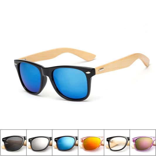 New Bamboo Sunglasses Female Designer Mirror Gafas De Sol