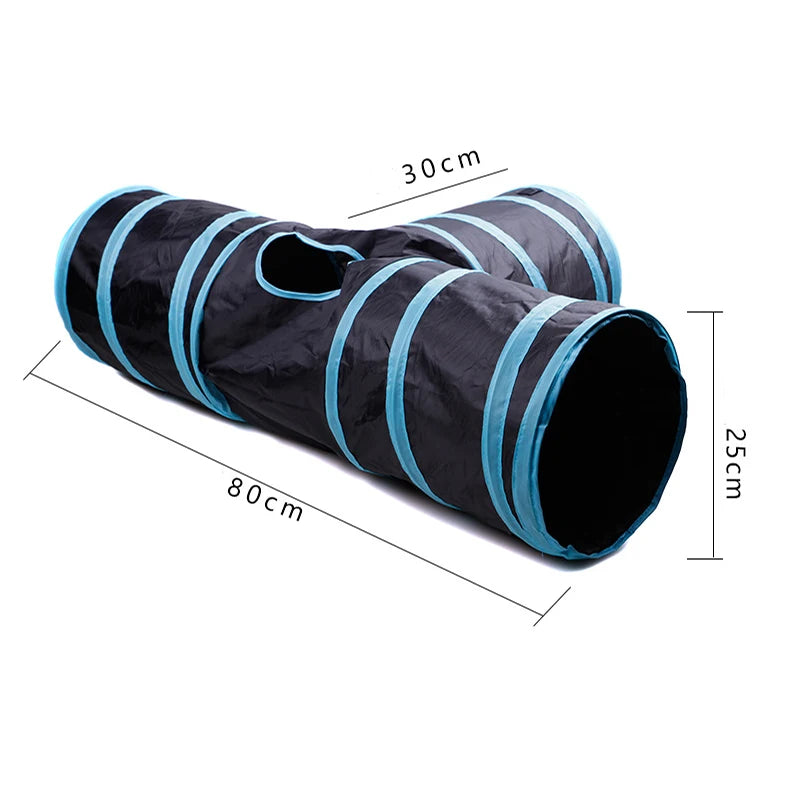 S Shape Pet Cat Tunnel Tube Funny Toys for cats Foldable Cat Toys Interactive Rabbit Play Games Kitty Tunnel Chat Pet Product
