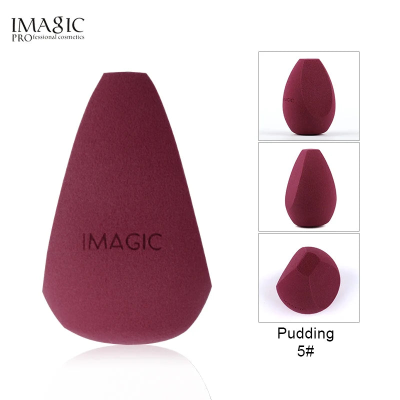 IMAGIC Professional Makeup Sponge Set 10 Pcs Ultra-Soft Wet and Dry Beauty Blender Puff for Flawless Application