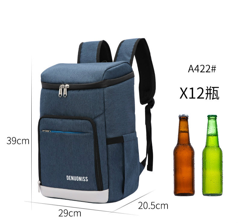 DENUONISS Suitable Picnic Cooler Backpack Thicken Waterproof Large Thermal Bag Refrigerator Fresh Keeping Thermal Insulated Bag