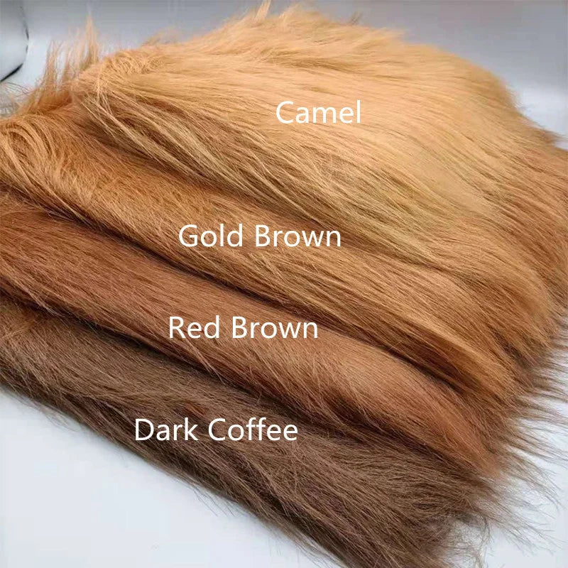 35 Colours 12cm Soft Imitation Plush Fur Fabric for DIY Photo Props Decorative Backgrounds Plush Mats and Animal Toys