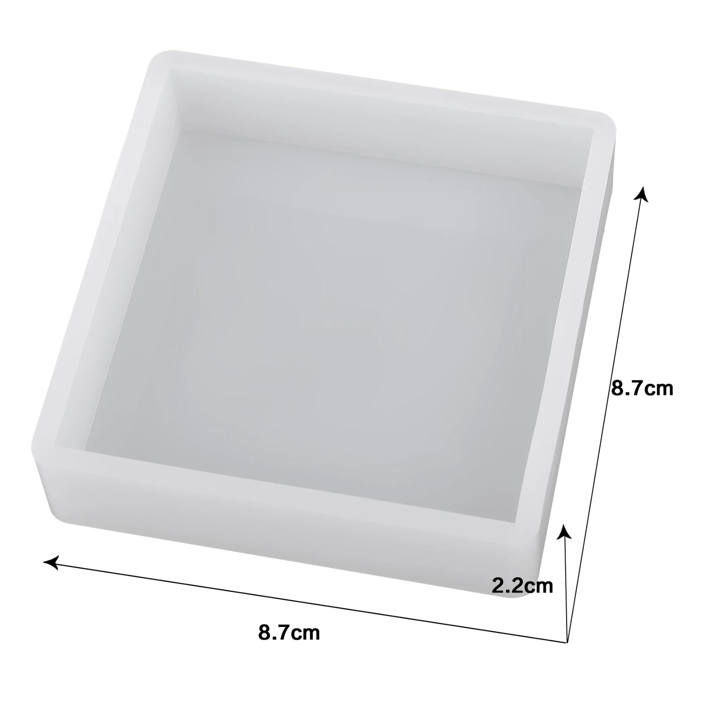 Cuboid Cube Resin Mold Silicone DIY Jewelry Tray Casting Accessories