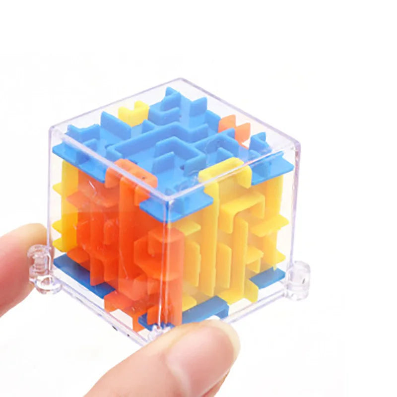 Mini 3D Maze Magic Cube Puzzle Toy for Children Stress Relief