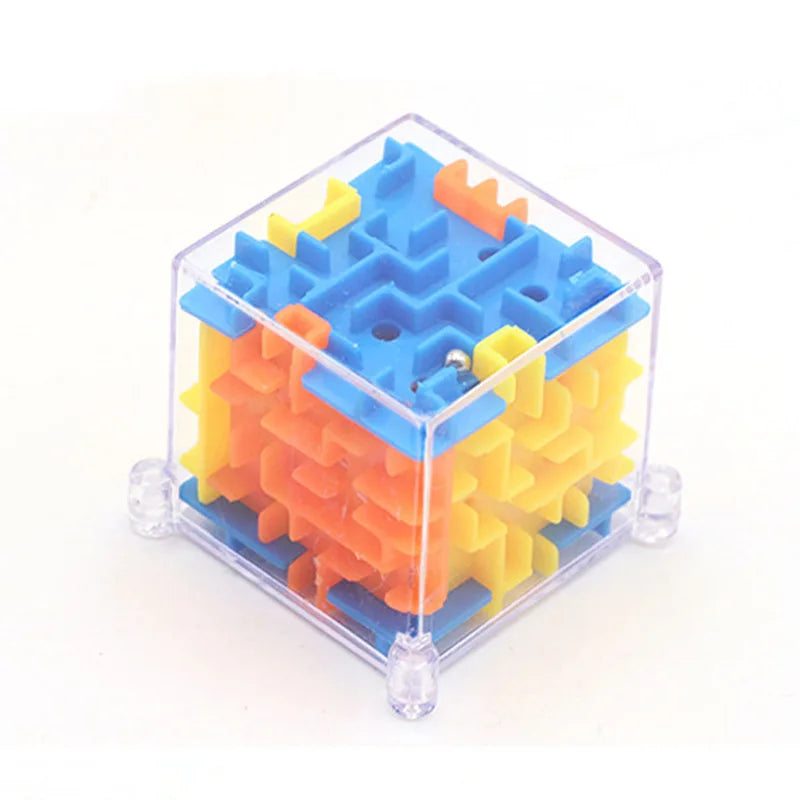 Mini 3D Maze Magic Cube Puzzle Toy for Children Stress Relief