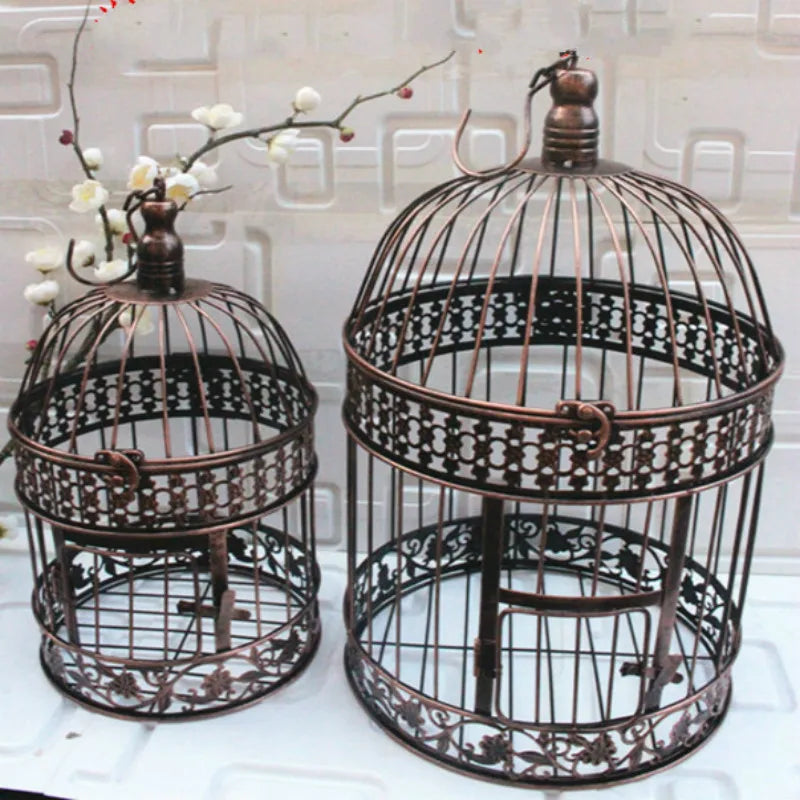 Iron Bird Cage Iron Bird Cage Wedding Decor Flower Cage Decor Props Bird Cage Hanging Flower Frame Bird Cage Decor Bird Cage
