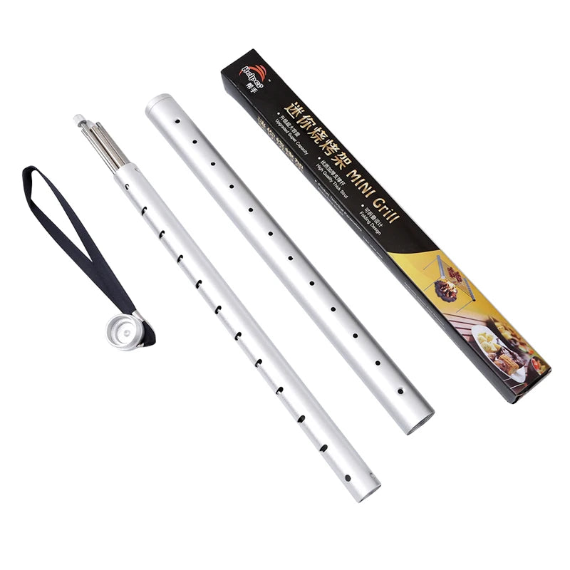 Mini Pocket BBQ Grill Portable Stainless Steel Folding Grill for Outdoor Cooking and Barbecues