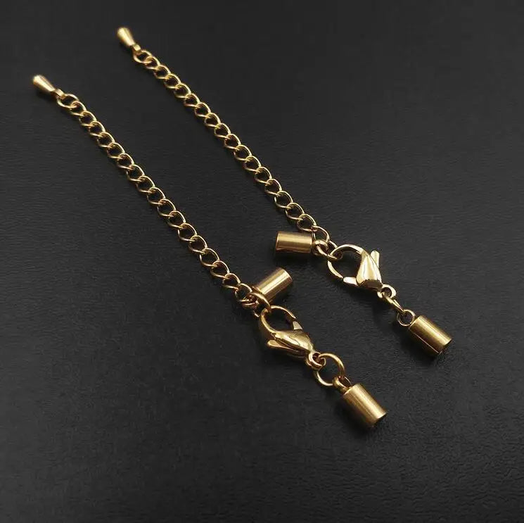 2 Meters Gold Stainless Steel Extension Chain 2/3/4mm for DIY Jewelry