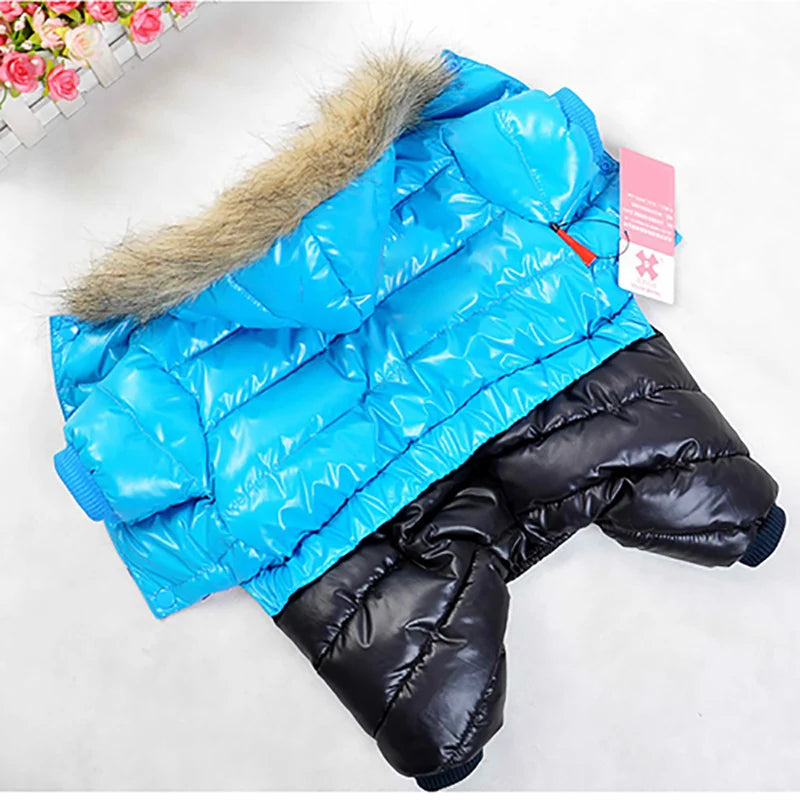 Winter Dog Clothes For Small Dogs Waterproof Soft Fur Hoodies Puppy Jacket Thicken Warm Puppy Pet Chihuahua Yorkie Pets Clothing