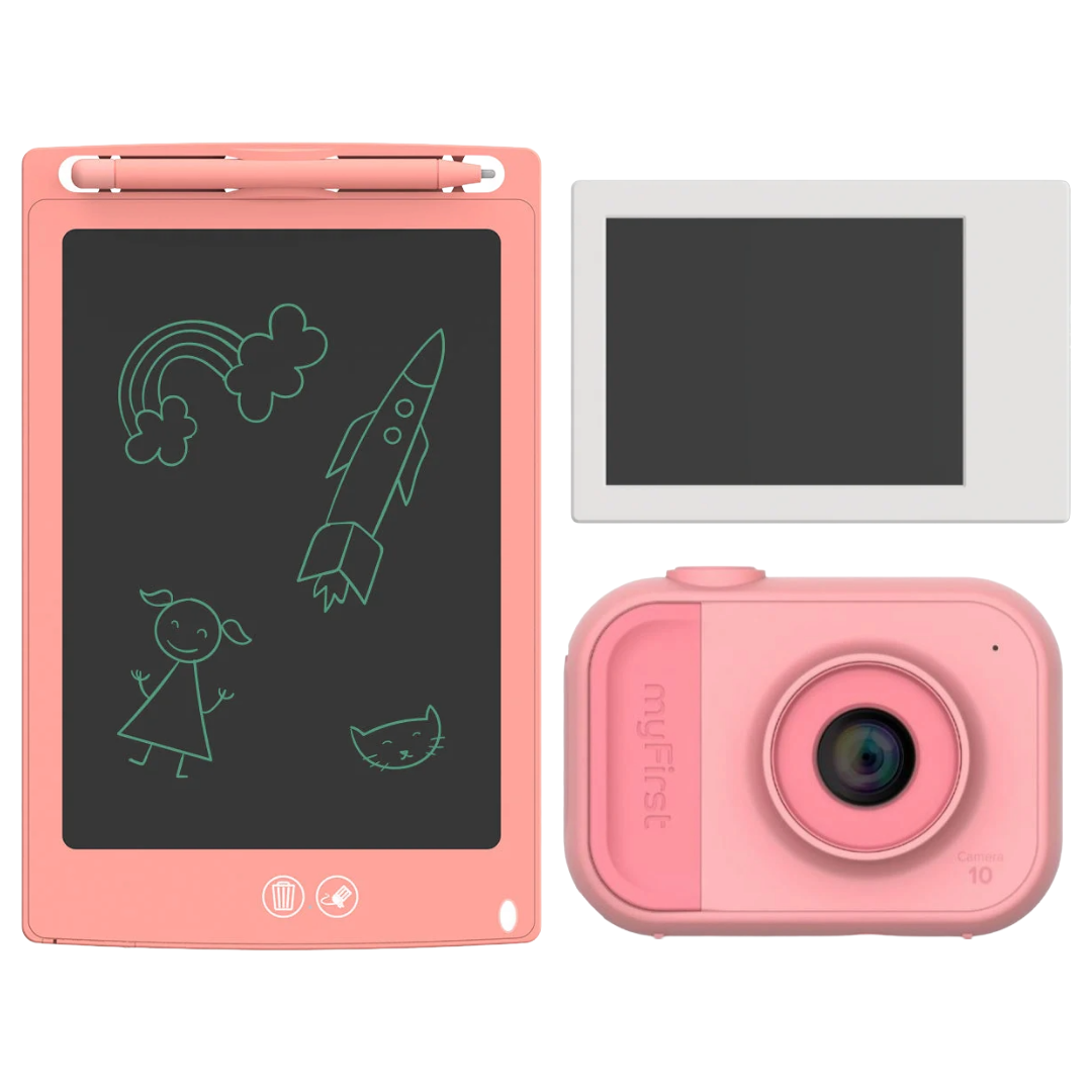Bundle: myFirst 9" Frame Doodle + myFirst - Camera 10 + myFirst Sketch II - Pink