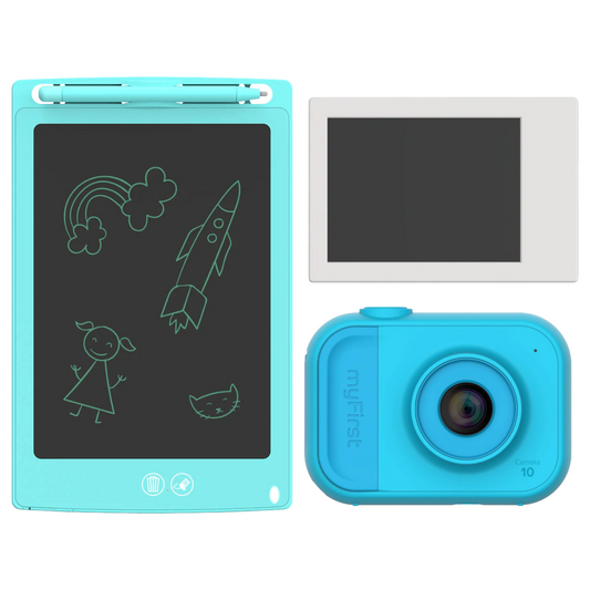 Bundle: myFirst 9" Frame Doodle + myFirst - Camera 10 + myFirst Sketch II - Blue