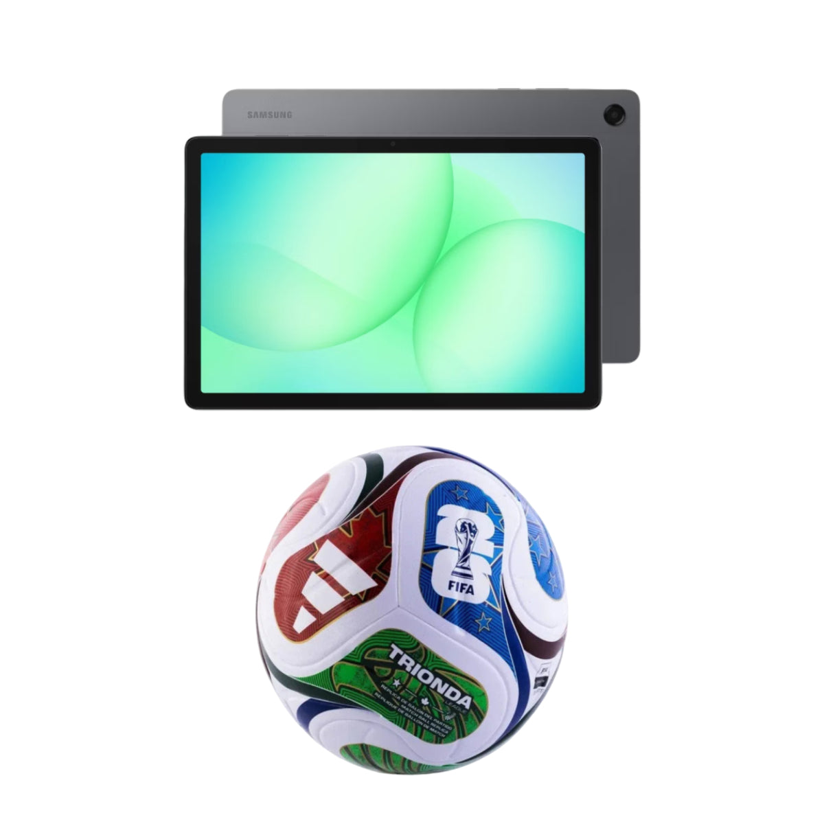 Bundle: Samsung Galaxy Tab A11 256GB - Gray + Adidas Trionda FIFA World Cup 26 Replica Ball