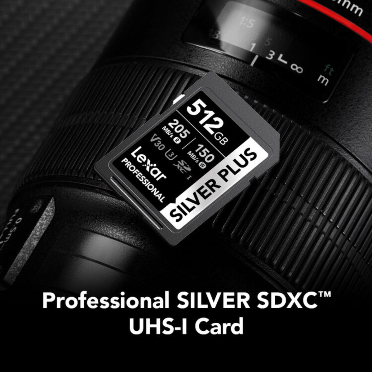 Bundle: Canon EOS R100 Mirrorless Camera + Lexar 512GB Silver Plus UHS-I SDXC Memory Card