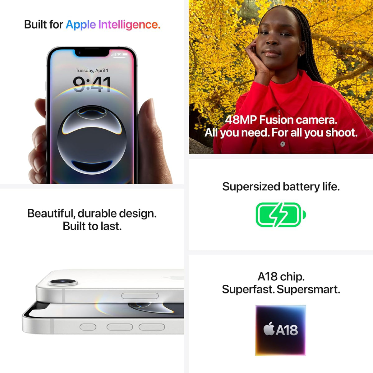 Bundle: Apple iPhone 16e 128GB Smartphone (Black) - Requires 3-Month Activation + Microsoft 365 Personal 1 Year Subscription includes 1 TB of Cloud Storage Advanced Security, and Innovative Apps with Microsoft Copilot