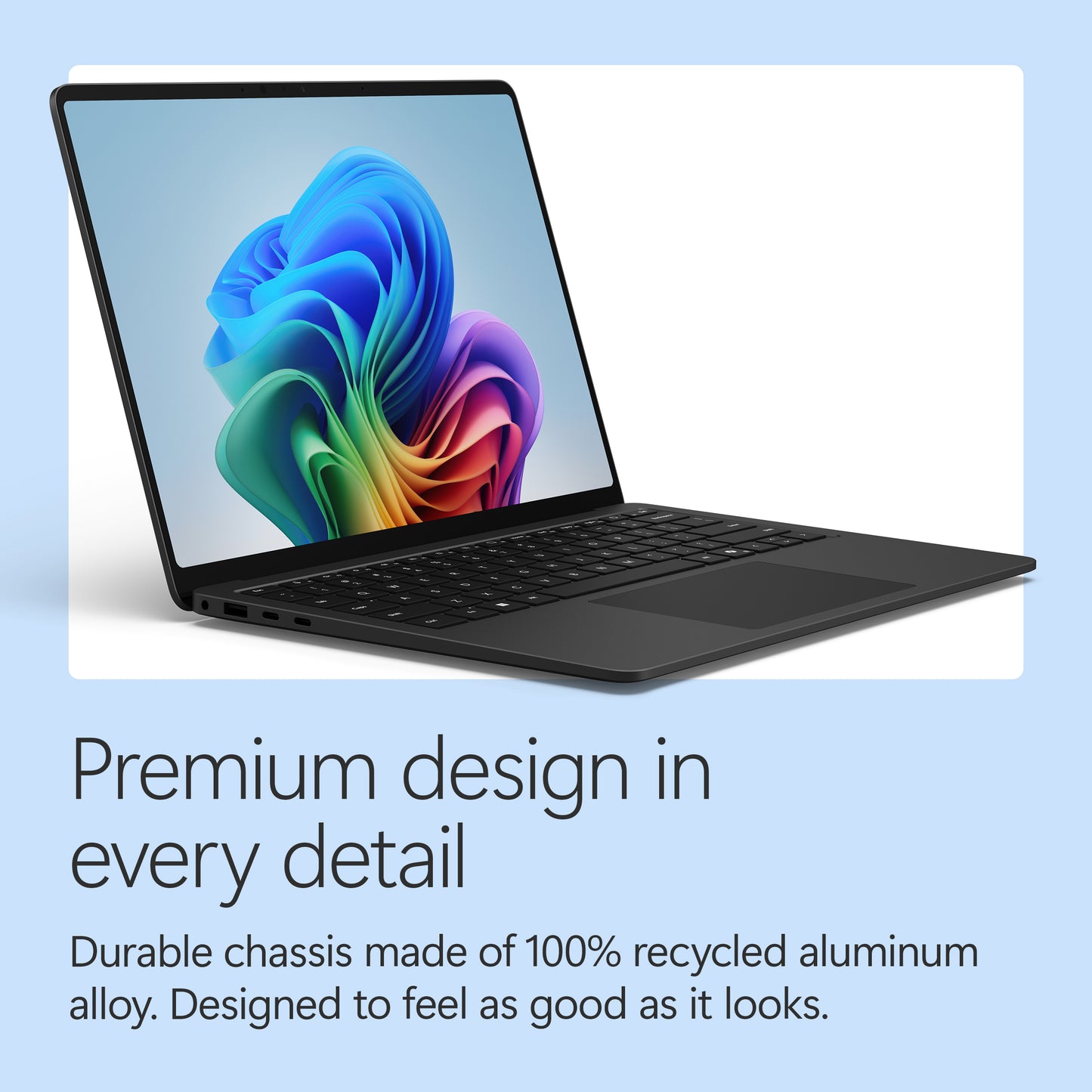 Microsoft Surface Laptop - 13.8-inch - Snapdragon X2 Elite (12 core) - 16GB RAM - 512GB SSD - Black - Windows 11 - Latest Model (8th Edition)