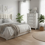 Denver Chest with 5-Drawers by Homelegance - White