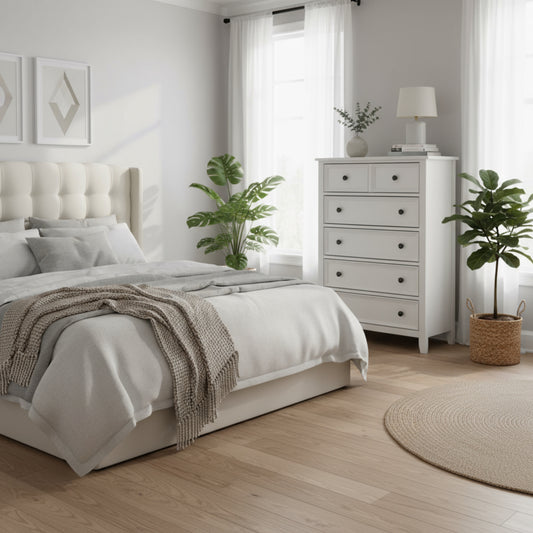 Denver Chest with 6-Drawers by Homelegance - White