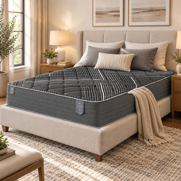 Italia #1 12" Firm Mattress by Comfort Bedding - Gray