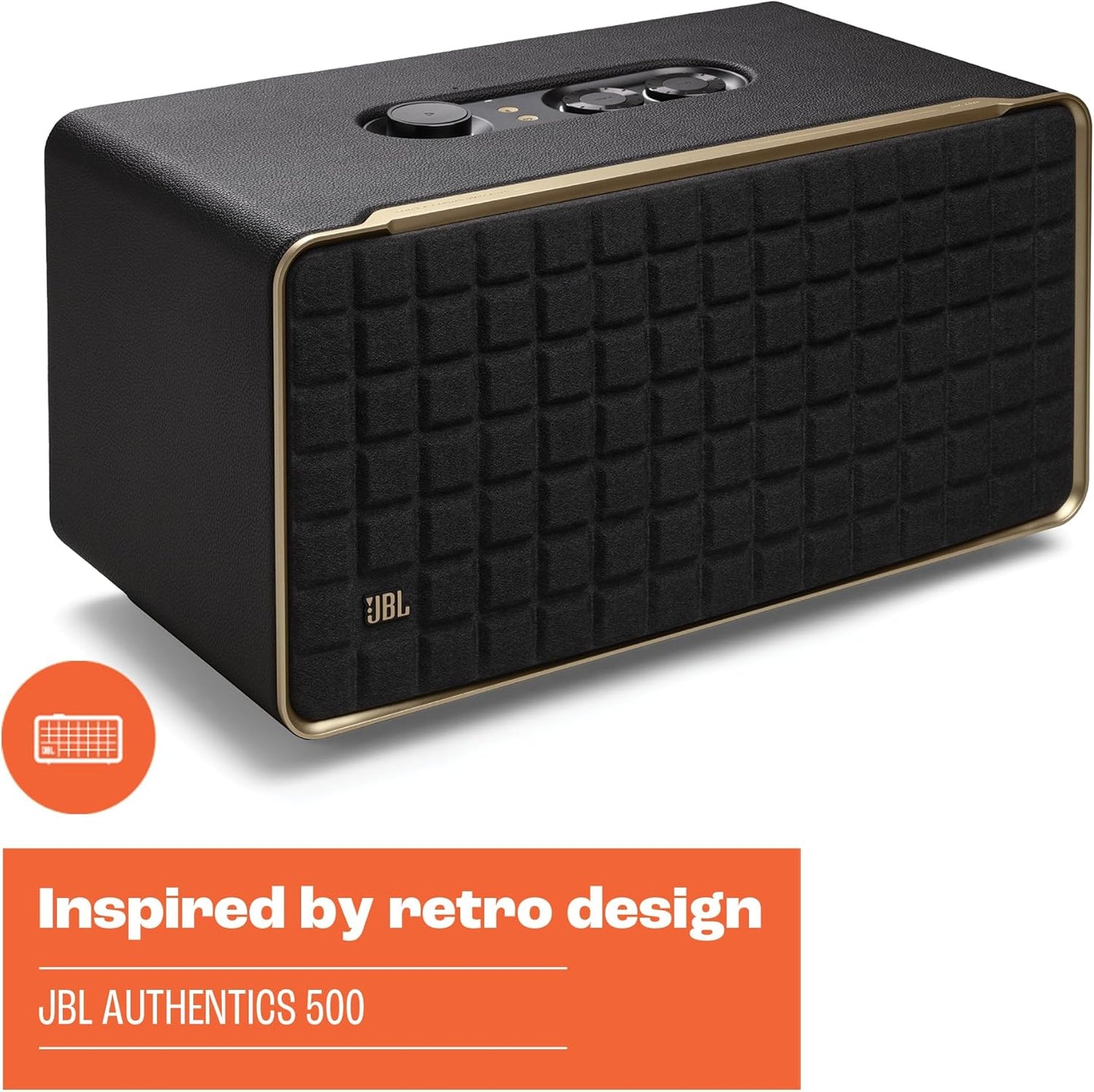 JBL Authentics 500 Smart Home Speaker - Black