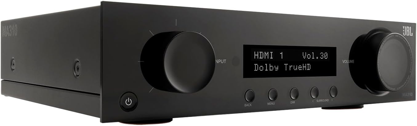 JBL MA310 60W 5.2ch Bluetooth Capable HDR 4K Ultra HD Compatible AV Receiver