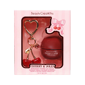 Beauty Creations Xmas Cherry & Jolly Keychain Tinted Lip Balm