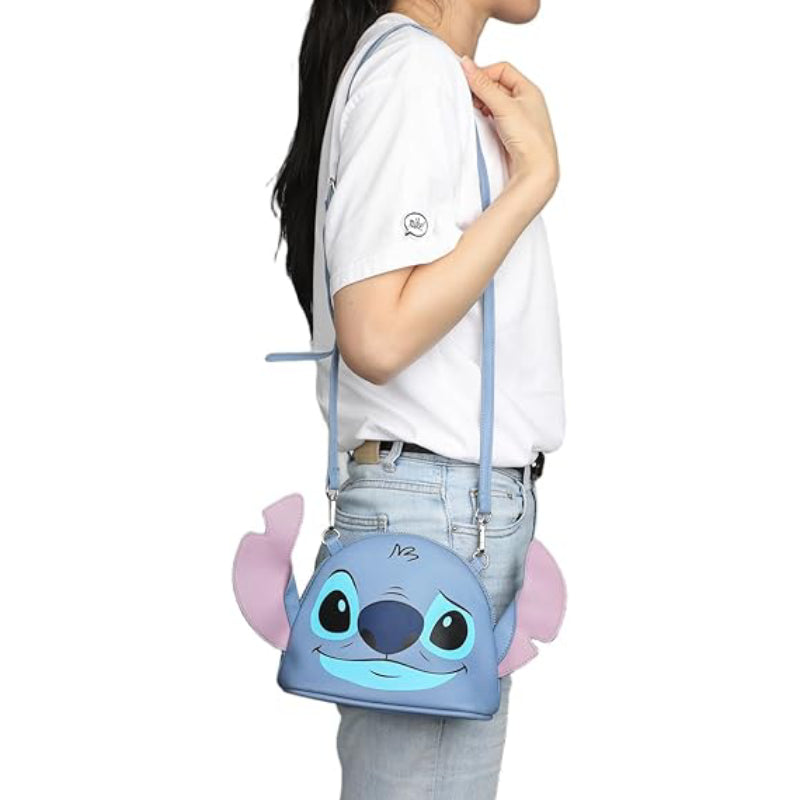 Disney 8" Stitch Crossbody Bag - Blue