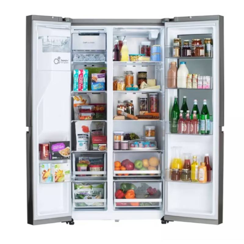 LG LRSOS2706S 27 cu.ft. Side by Side Refrigerator with InstaView - Silver