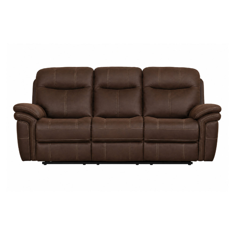 Mason Power Reclining Sofa with Loveseat by Best Home - Brown