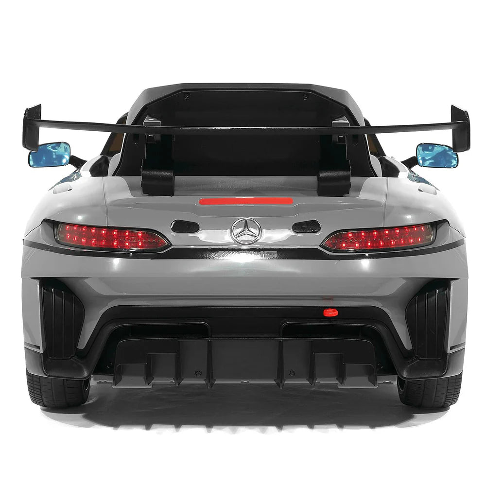 Mercedes AMG GT3 EVO 12V Kids Ride-On Car - Gray