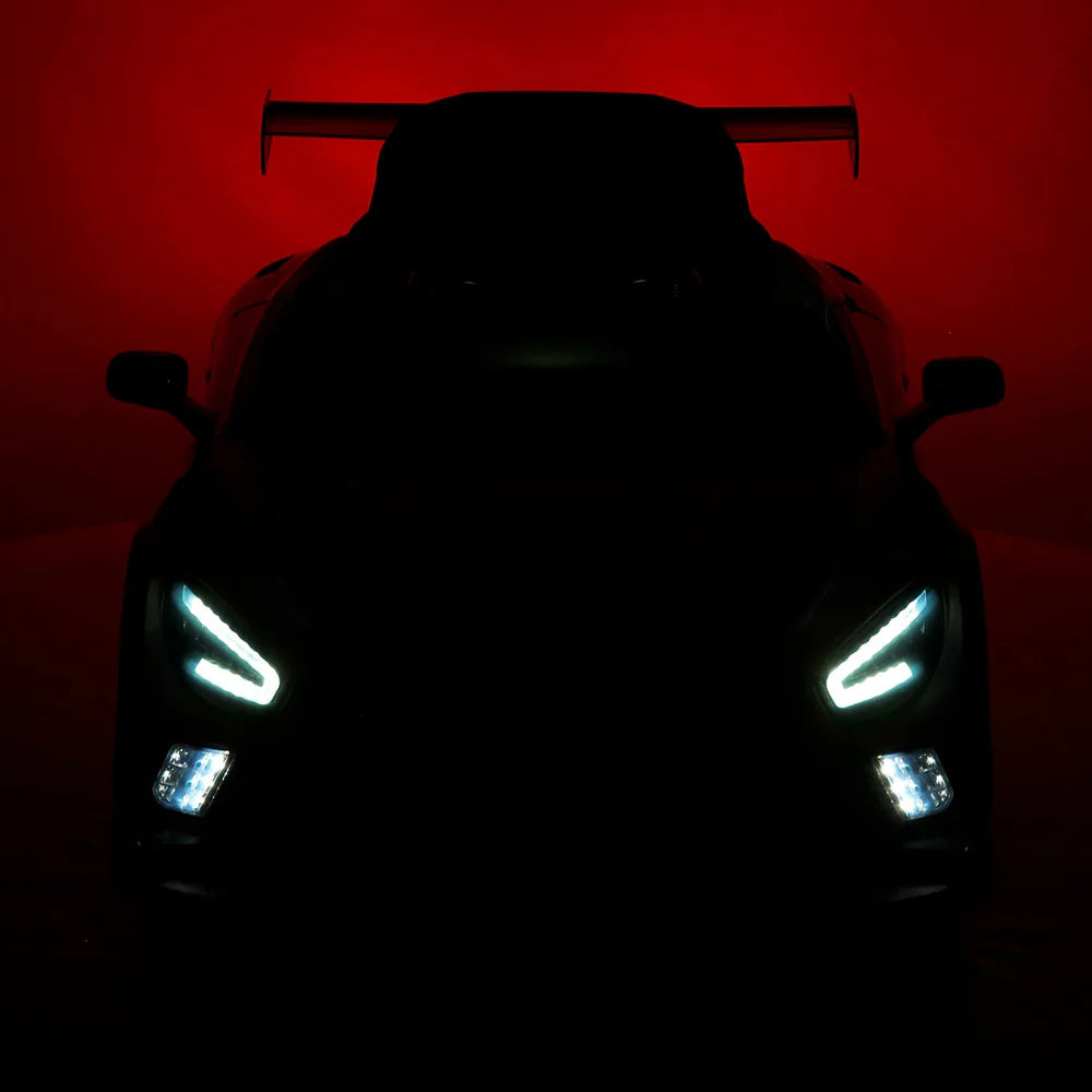 Mercedes AMG GT3 EVO 12V Kids Ride-On Car - Gray