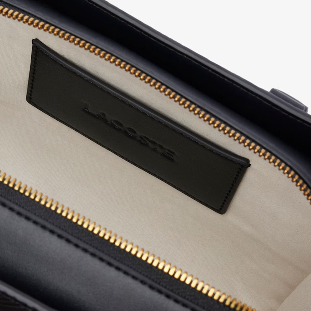 Lacoste Small Maheki Monogram Tote Bag