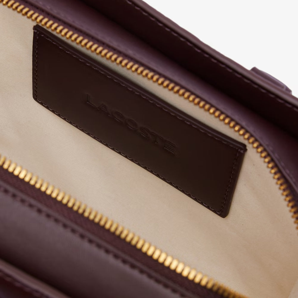 Lacoste Small Maheki Monogram Tote Bag