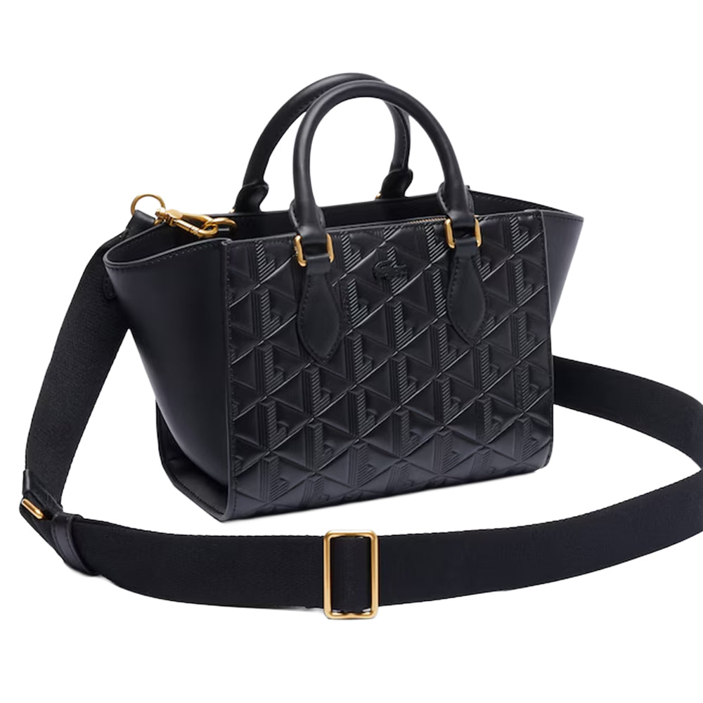 Lacoste Small Maheki Monogram Tote Bag