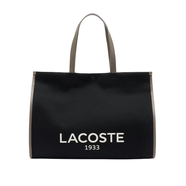 Lacoste Large Heritage Tote Bag - Black– Curacao