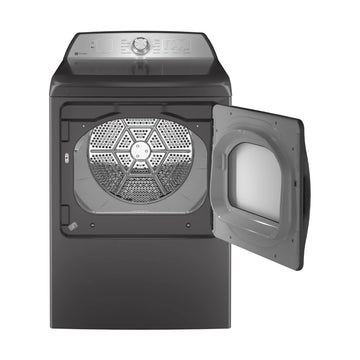 GE PTD60GBPRDG 7.4 cu. ft. Front Load Gas Dryer with Sensor Dry - Gray