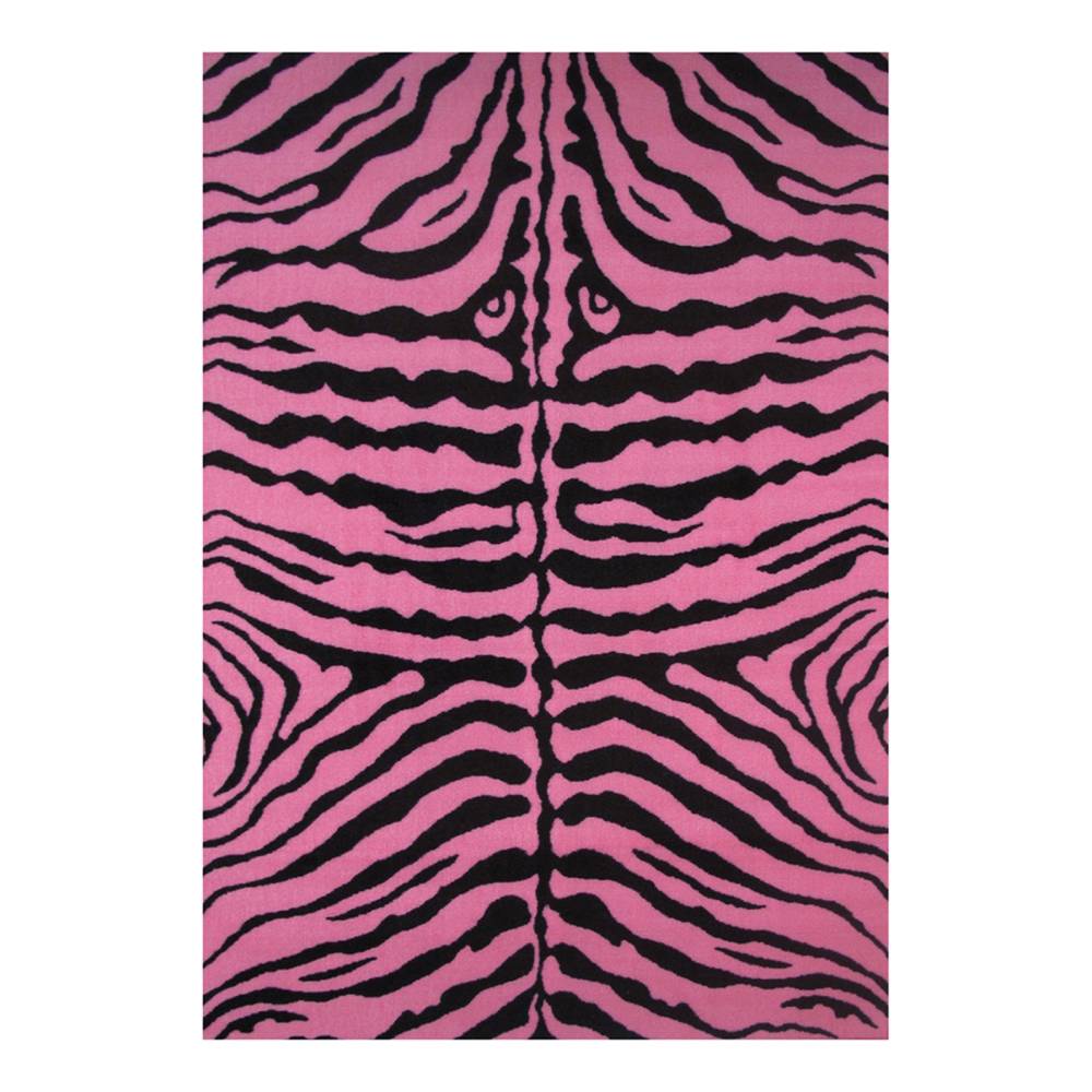L.A Rugs Fun Time Zebra Skin Rectangular Area Rug