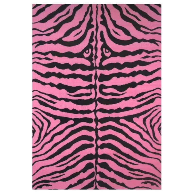 L.A Rugs Fun Time Zebra Skin Rectangular Area Rug