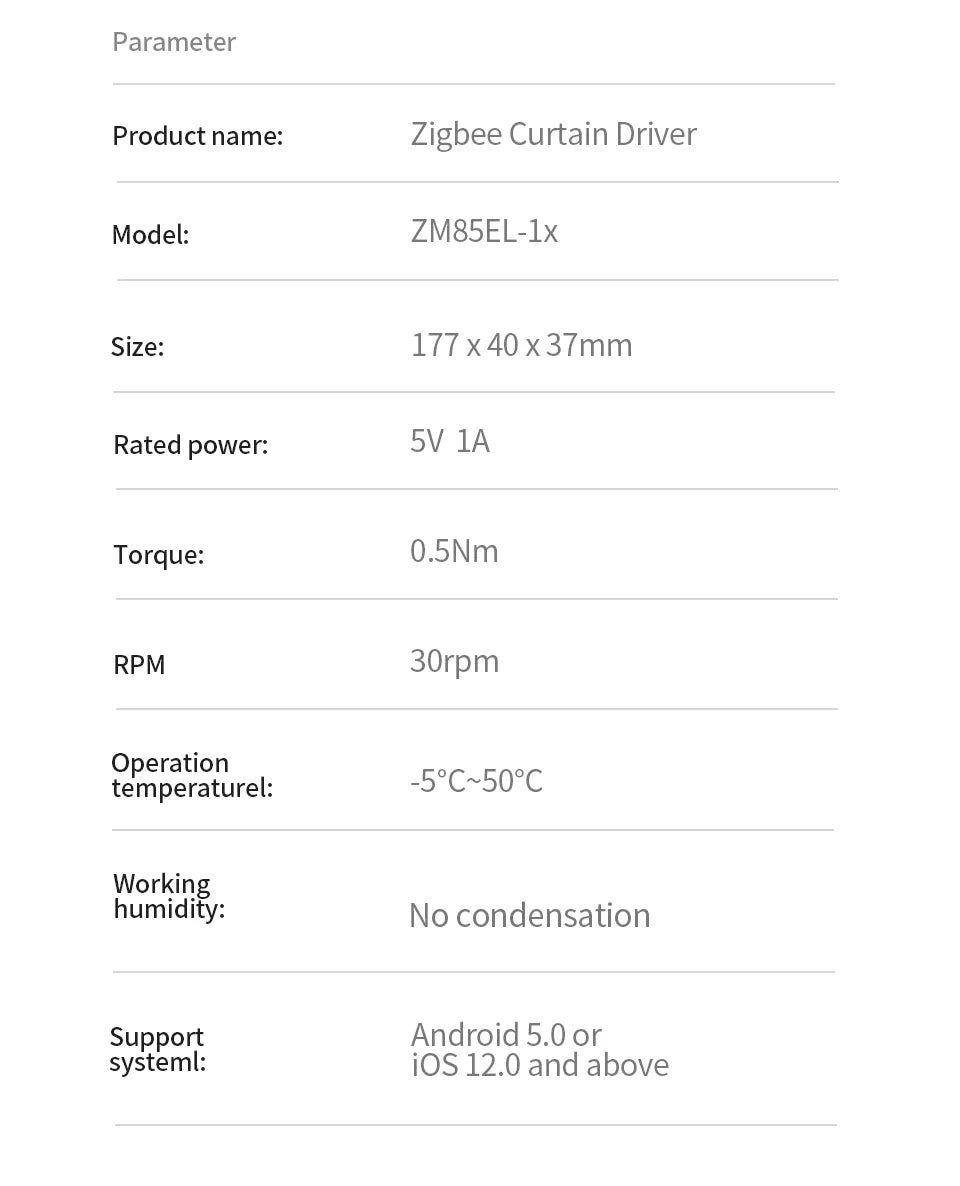 Controlador de persianas enrollables inteligentes Zemismart Tuya Zigbee, motor de persianas eléctricas, funciona con batería, Alexa, Google Home, Yandex, control por voz