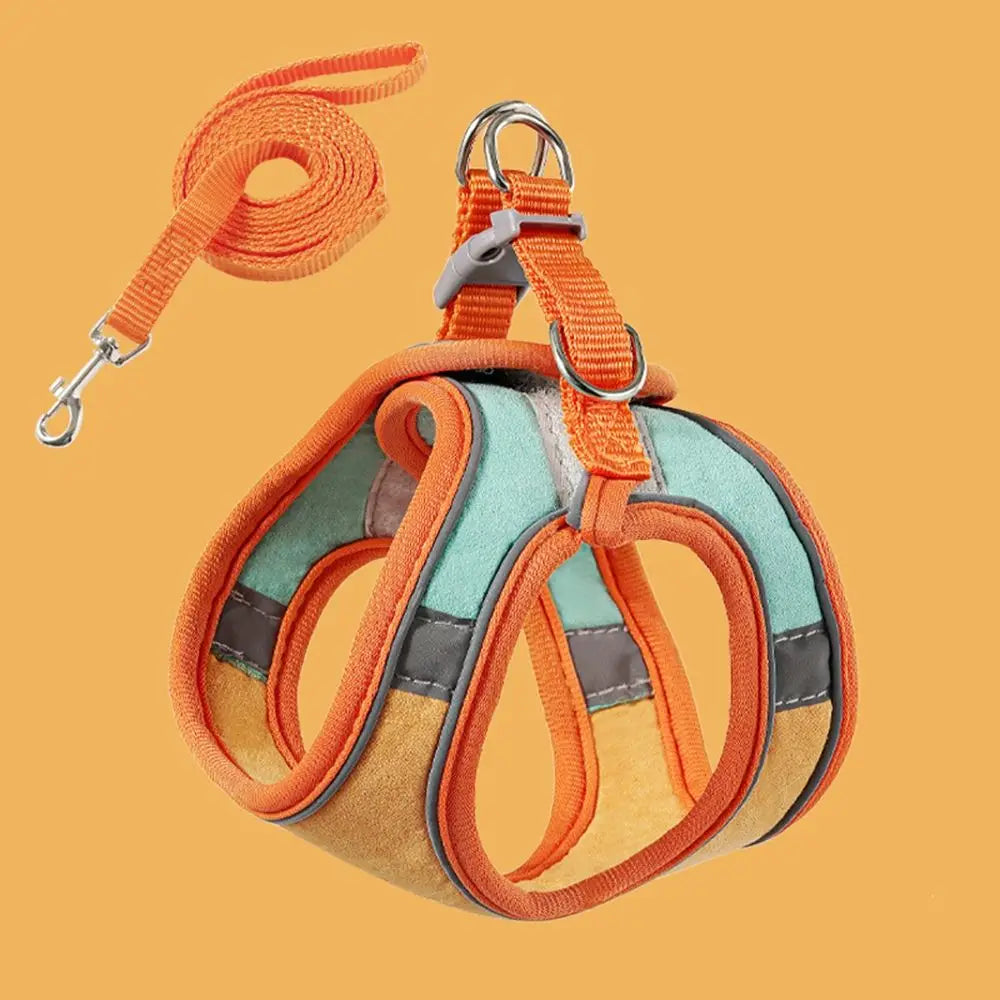 Anti-leak For Cat Puppy,Rabbit Soft Vest Harness Dog Leash Adjustable Cat Collar Cat Accessories Cat Harness Pets Vest